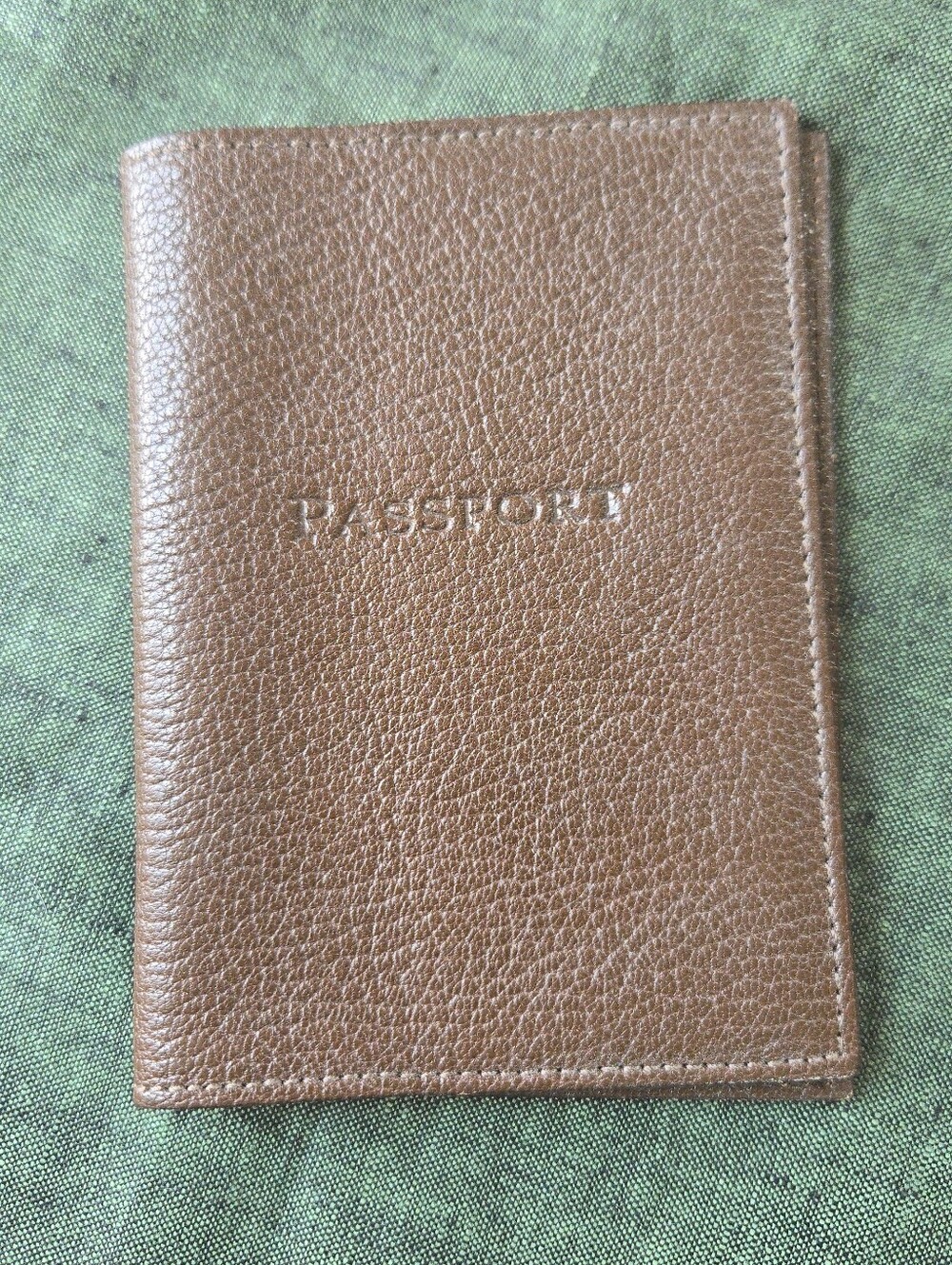 Passport Cover Embossed Leather Saks Fifth Avenue